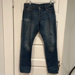 Levi’s 501s. Perfectly distressed. 👖